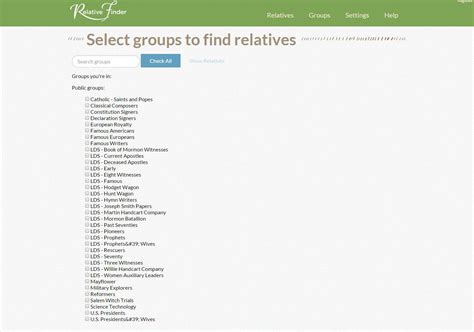 ancestry famous relative finder.